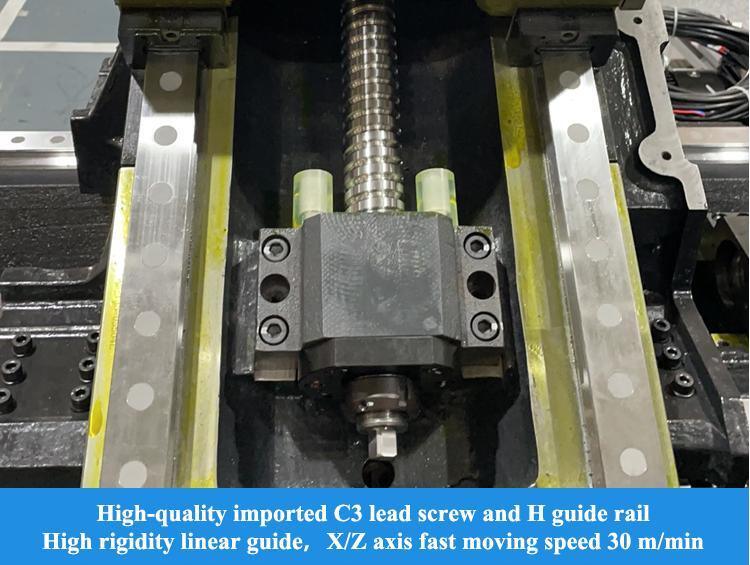 SMTCL High precision Small Parts Machining 5000rpm A2-5 Spindle Horizontale Servo Turret HTC16H Slant Bed CNC draaibank
