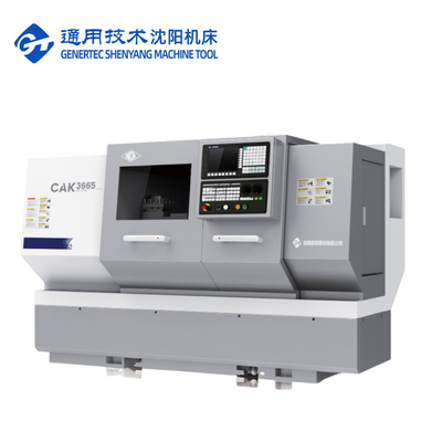 Kleine metalen cnc-draaiwerktuig CAK3665 Automatische draaibank SMTCL Flat Bed cnc-draaiwerktuig