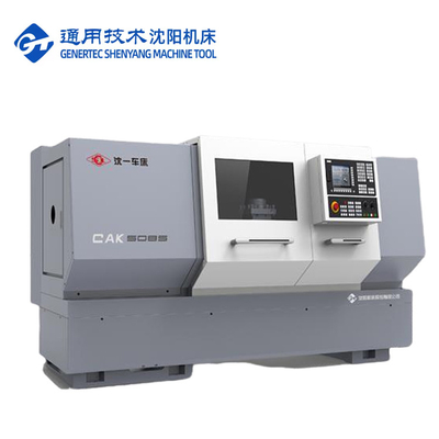 Hoogprecisie horizontale draaibank CAK5085 Metal Cutting Lathe SMTCL Flat Bed Cnc Lathe Machine
