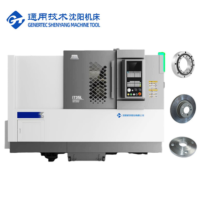 Slant Bed CNC draaibank Horizontaal 8 Station Servo Turret IT35L Hard Machining Metal SMTCL CNC draaibank