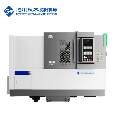 Horizontale CNC draaibank Metaal draaibank IT35L CNC freesmachine SMTCL schuine bed CNC draaibank