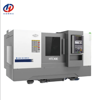 CNC draaibank HTC40E Hoge precisie CNC horizontale draaibank 30 graden Slant Bed CNC draaibank