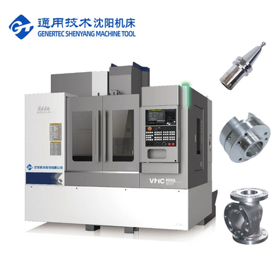 CNC VMC Verticaal Bewerkingscentrum VMC850Q Vierde As CNC Draaiende Tafel CNC Metalen Verticale Freesmachine